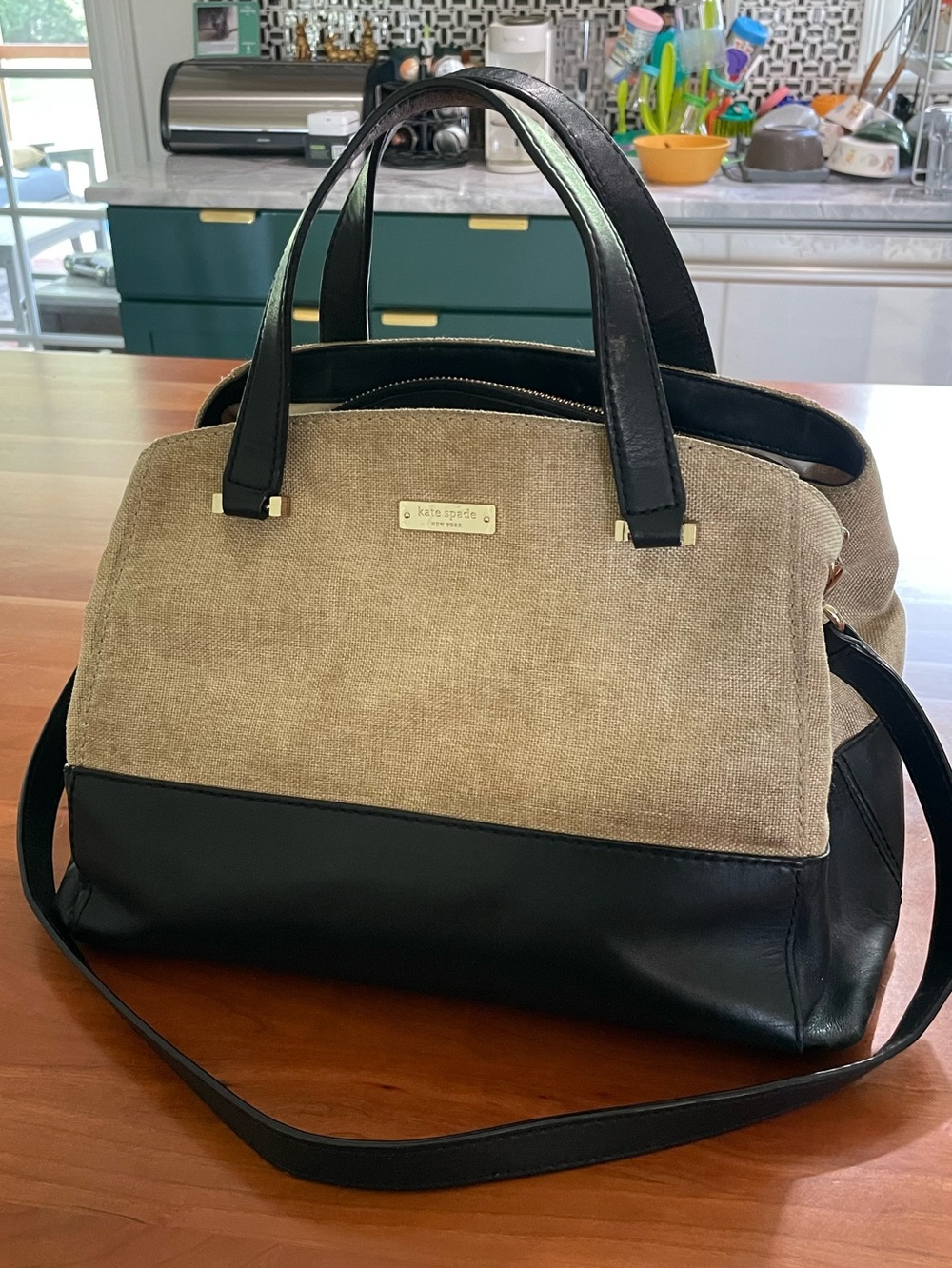 Kate spade charlotte street fabric Sloan satchel